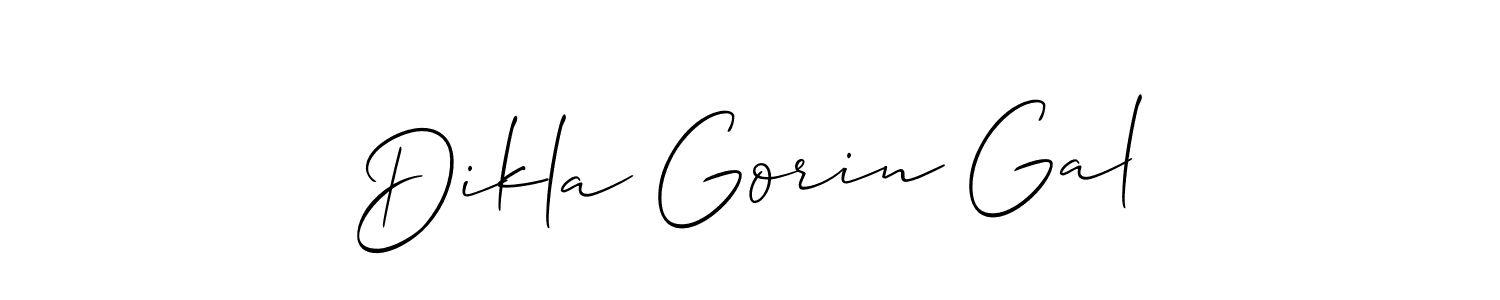 Here are the top 10 professional signature styles for the name Dikla Gorin Gal. These are the best autograph styles you can use for your name. Dikla Gorin Gal signature style 2 images and pictures png