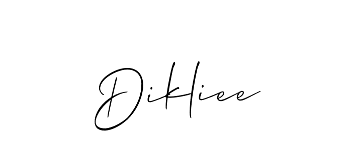 Here are the top 10 professional signature styles for the name Dikliee. These are the best autograph styles you can use for your name. Dikliee signature style 2 images and pictures png