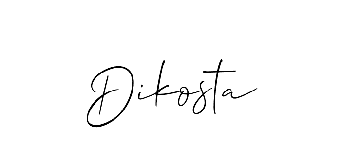 Similarly Allison_Script is the best handwritten signature design. Signature creator online .You can use it as an online autograph creator for name Dikosta. Dikosta signature style 2 images and pictures png