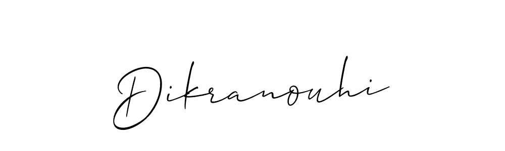 It looks lik you need a new signature style for name Dikranouhi. Design unique handwritten (Allison_Script) signature with our free signature maker in just a few clicks. Dikranouhi signature style 2 images and pictures png