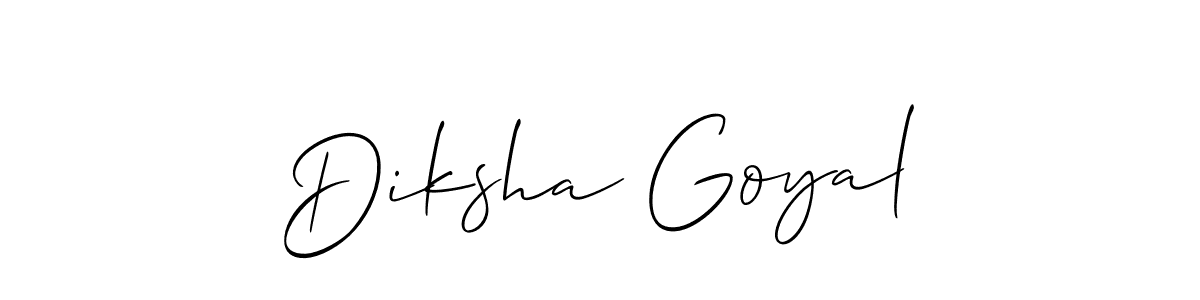 Best and Professional Signature Style for Diksha Goyal. Allison_Script Best Signature Style Collection. Diksha Goyal signature style 2 images and pictures png