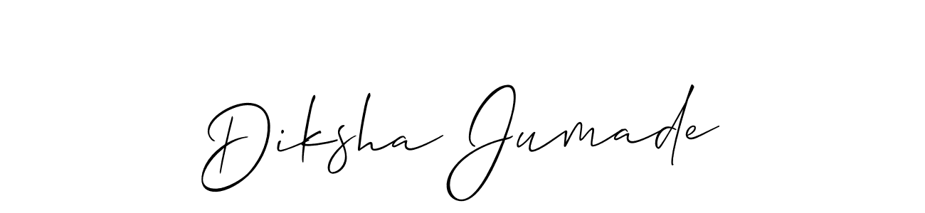 Once you've used our free online signature maker to create your best signature Allison_Script style, it's time to enjoy all of the benefits that Diksha Jumade name signing documents. Diksha Jumade signature style 2 images and pictures png