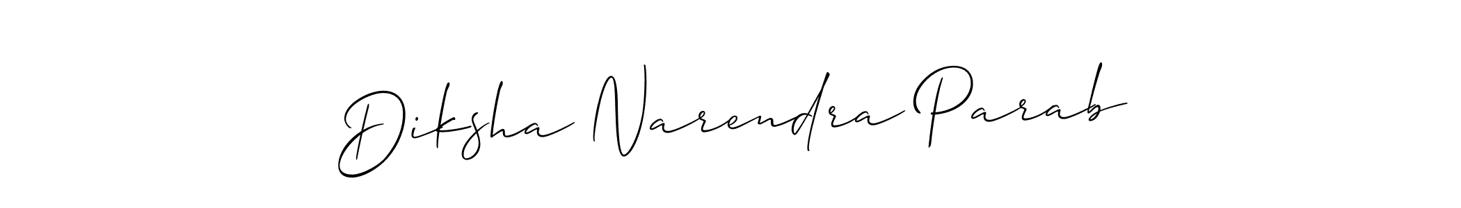 Once you've used our free online signature maker to create your best signature Allison_Script style, it's time to enjoy all of the benefits that Diksha Narendra Parab name signing documents. Diksha Narendra Parab signature style 2 images and pictures png