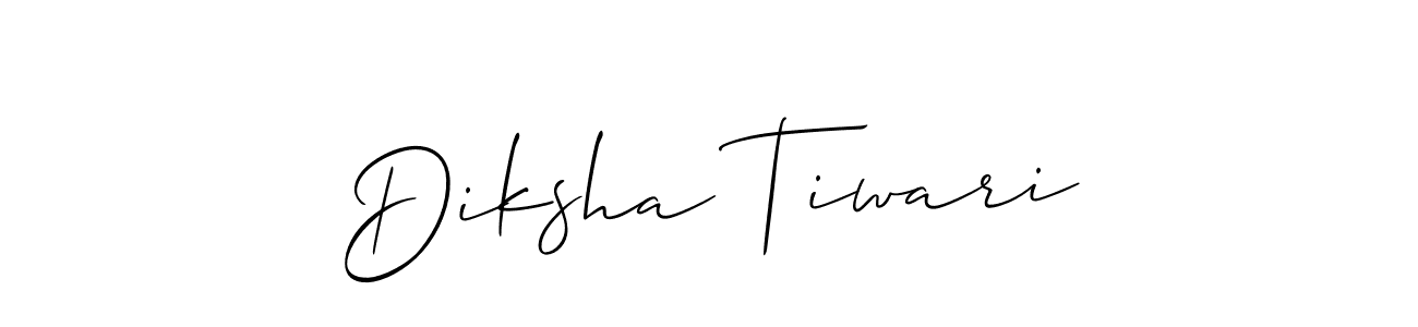 How to Draw Diksha Tiwari signature style? Allison_Script is a latest design signature styles for name Diksha Tiwari. Diksha Tiwari signature style 2 images and pictures png