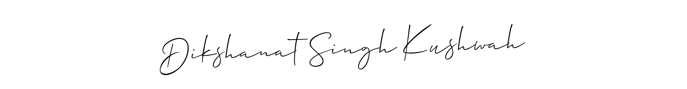 You can use this online signature creator to create a handwritten signature for the name Dikshanat Singh Kushwah. This is the best online autograph maker. Dikshanat Singh Kushwah signature style 2 images and pictures png
