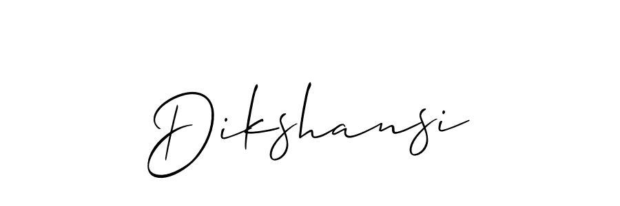 Best and Professional Signature Style for Dikshansi. Allison_Script Best Signature Style Collection. Dikshansi signature style 2 images and pictures png