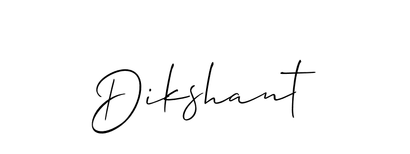 Make a beautiful signature design for name Dikshant. Use this online signature maker to create a handwritten signature for free. Dikshant signature style 2 images and pictures png