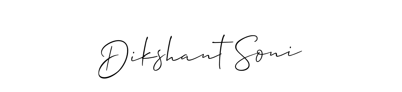 You can use this online signature creator to create a handwritten signature for the name Dikshant Soni. This is the best online autograph maker. Dikshant Soni signature style 2 images and pictures png