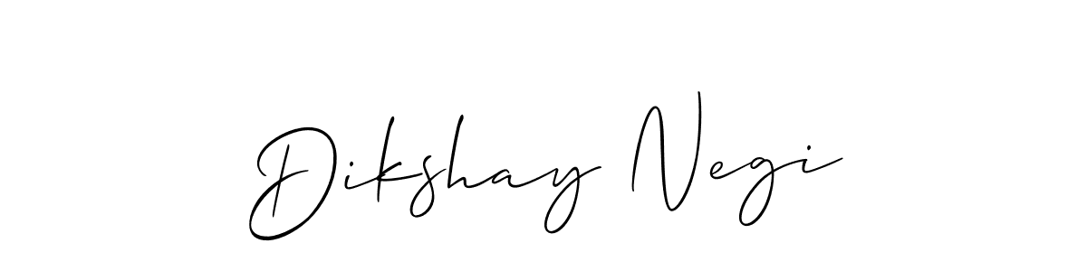 Best and Professional Signature Style for Dikshay Negi. Allison_Script Best Signature Style Collection. Dikshay Negi signature style 2 images and pictures png