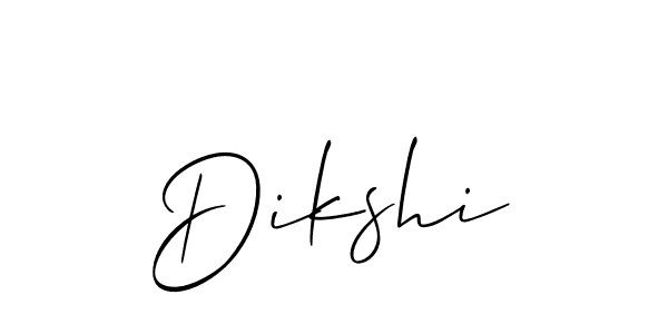 Make a short Dikshi signature style. Manage your documents anywhere anytime using Allison_Script. Create and add eSignatures, submit forms, share and send files easily. Dikshi signature style 2 images and pictures png