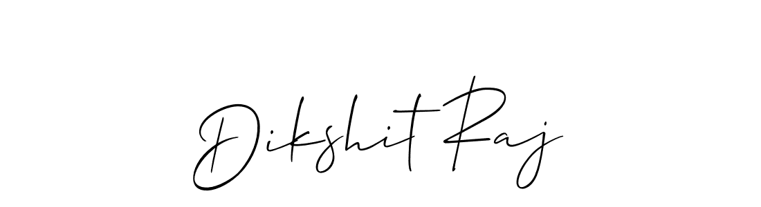 Dikshit Raj stylish signature style. Best Handwritten Sign (Allison_Script) for my name. Handwritten Signature Collection Ideas for my name Dikshit Raj. Dikshit Raj signature style 2 images and pictures png