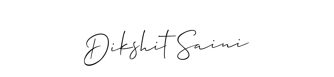 Here are the top 10 professional signature styles for the name Dikshit Saini. These are the best autograph styles you can use for your name. Dikshit Saini signature style 2 images and pictures png