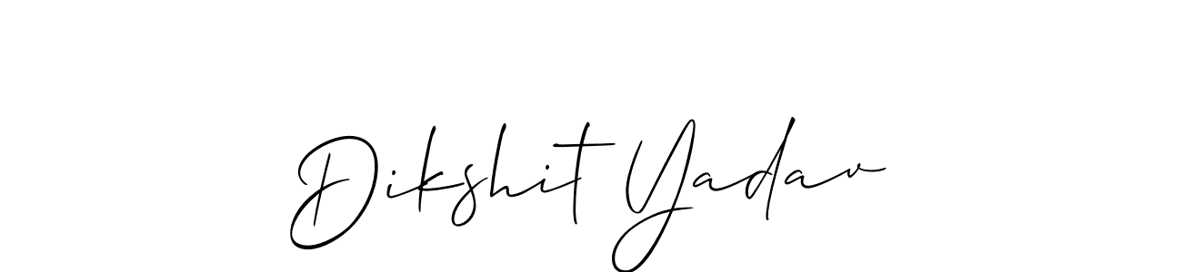 if you are searching for the best signature style for your name Dikshit Yadav. so please give up your signature search. here we have designed multiple signature styles  using Allison_Script. Dikshit Yadav signature style 2 images and pictures png