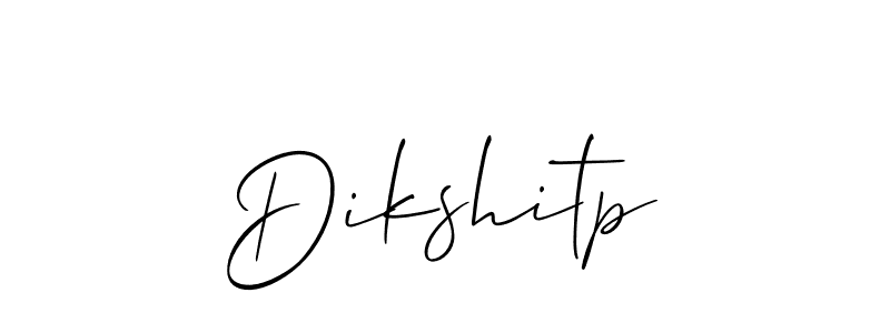 Create a beautiful signature design for name Dikshitp. With this signature (Allison_Script) fonts, you can make a handwritten signature for free. Dikshitp signature style 2 images and pictures png