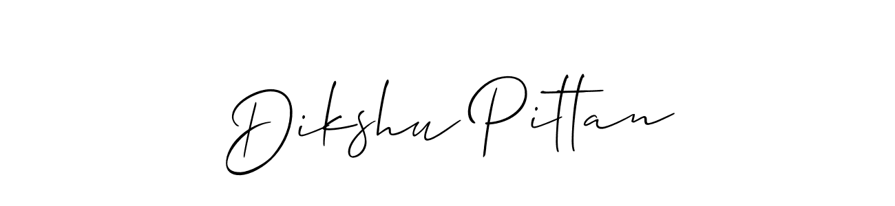 Best and Professional Signature Style for Dikshu Pittan. Allison_Script Best Signature Style Collection. Dikshu Pittan signature style 2 images and pictures png