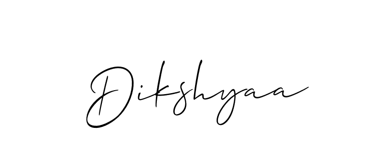 Make a beautiful signature design for name Dikshyaa. Use this online signature maker to create a handwritten signature for free. Dikshyaa signature style 2 images and pictures png