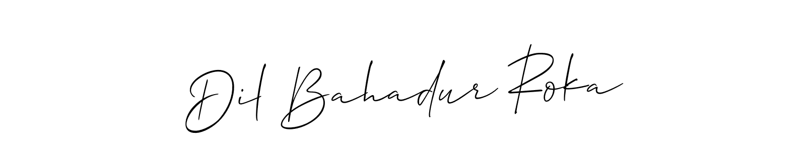 Check out images of Autograph of Dil Bahadur Roka name. Actor Dil Bahadur Roka Signature Style. Allison_Script is a professional sign style online. Dil Bahadur Roka signature style 2 images and pictures png