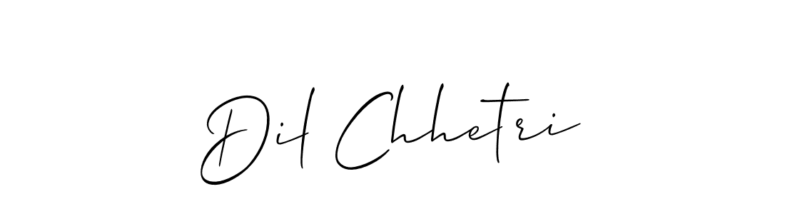 You should practise on your own different ways (Allison_Script) to write your name (Dil Chhetri) in signature. don't let someone else do it for you. Dil Chhetri signature style 2 images and pictures png