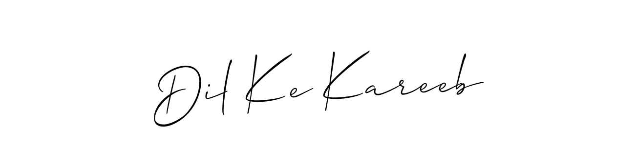 Here are the top 10 professional signature styles for the name Dil Ke Kareeb. These are the best autograph styles you can use for your name. Dil Ke Kareeb signature style 2 images and pictures png