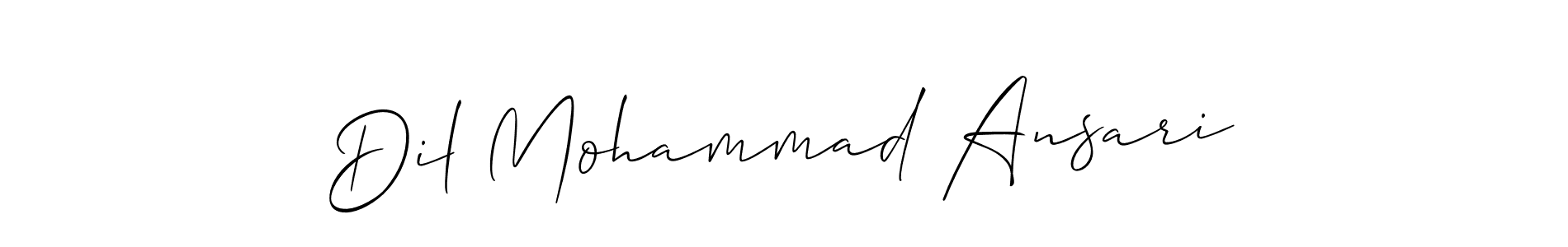 Make a beautiful signature design for name Dil Mohammad Ansari. Use this online signature maker to create a handwritten signature for free. Dil Mohammad Ansari signature style 2 images and pictures png