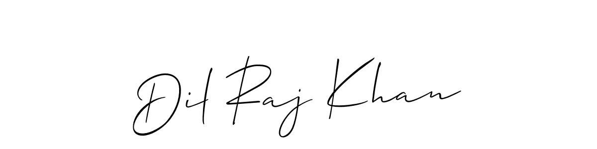 This is the best signature style for the Dil Raj Khan name. Also you like these signature font (Allison_Script). Mix name signature. Dil Raj Khan signature style 2 images and pictures png