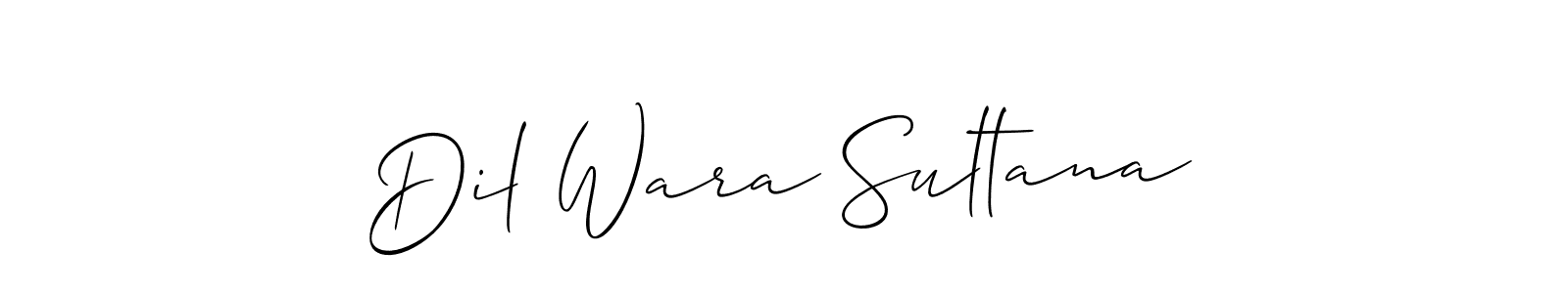 Make a beautiful signature design for name Dil Wara Sultana. Use this online signature maker to create a handwritten signature for free. Dil Wara Sultana signature style 2 images and pictures png