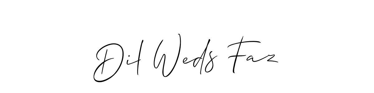 Check out images of Autograph of Dil Weds Faz name. Actor Dil Weds Faz Signature Style. Allison_Script is a professional sign style online. Dil Weds Faz signature style 2 images and pictures png