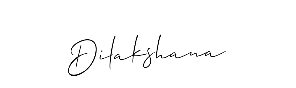 Also we have Dilakshana name is the best signature style. Create professional handwritten signature collection using Allison_Script autograph style. Dilakshana signature style 2 images and pictures png