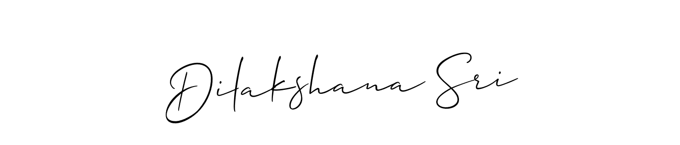 Design your own signature with our free online signature maker. With this signature software, you can create a handwritten (Allison_Script) signature for name Dilakshana Sri. Dilakshana Sri signature style 2 images and pictures png