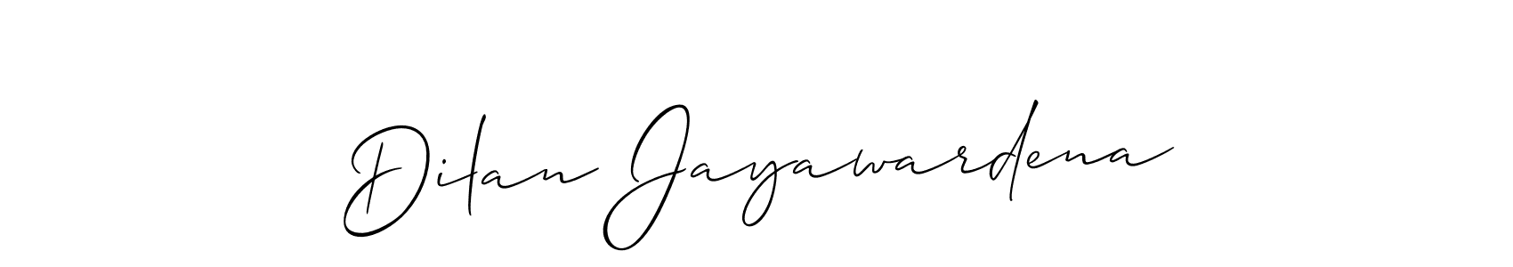 Dilan Jayawardena stylish signature style. Best Handwritten Sign (Allison_Script) for my name. Handwritten Signature Collection Ideas for my name Dilan Jayawardena. Dilan Jayawardena signature style 2 images and pictures png