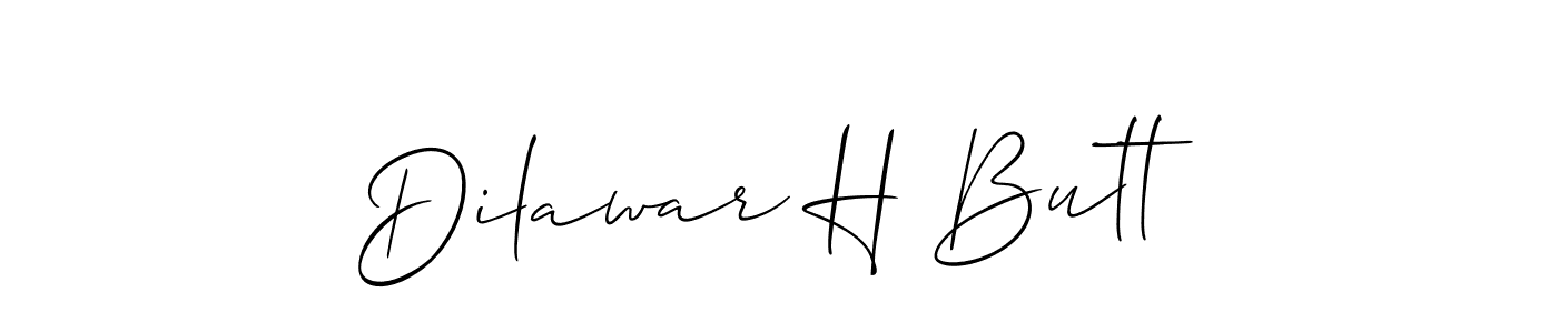 It looks lik you need a new signature style for name Dilawar H Butt. Design unique handwritten (Allison_Script) signature with our free signature maker in just a few clicks. Dilawar H Butt signature style 2 images and pictures png
