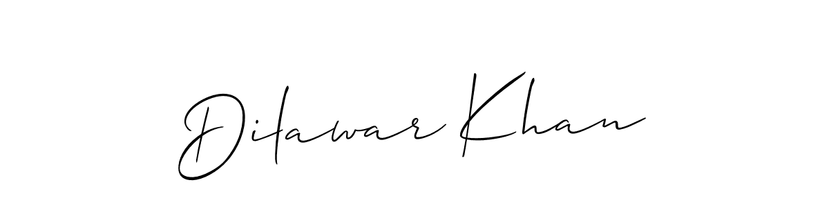 Use a signature maker to create a handwritten signature online. With this signature software, you can design (Allison_Script) your own signature for name Dilawar Khan. Dilawar Khan signature style 2 images and pictures png