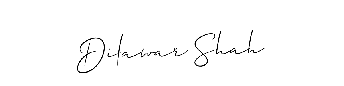 Use a signature maker to create a handwritten signature online. With this signature software, you can design (Allison_Script) your own signature for name Dilawar Shah. Dilawar Shah signature style 2 images and pictures png