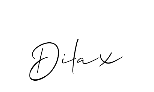 Best and Professional Signature Style for Dilax. Allison_Script Best Signature Style Collection. Dilax signature style 2 images and pictures png