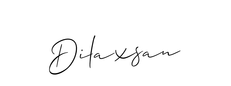 It looks lik you need a new signature style for name Dilaxsan. Design unique handwritten (Allison_Script) signature with our free signature maker in just a few clicks. Dilaxsan signature style 2 images and pictures png