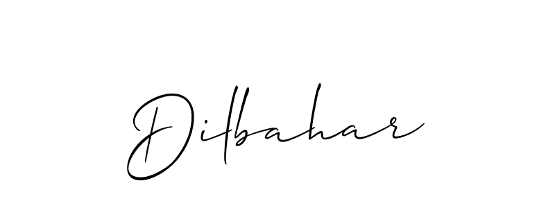 You can use this online signature creator to create a handwritten signature for the name Dilbahar. This is the best online autograph maker. Dilbahar signature style 2 images and pictures png