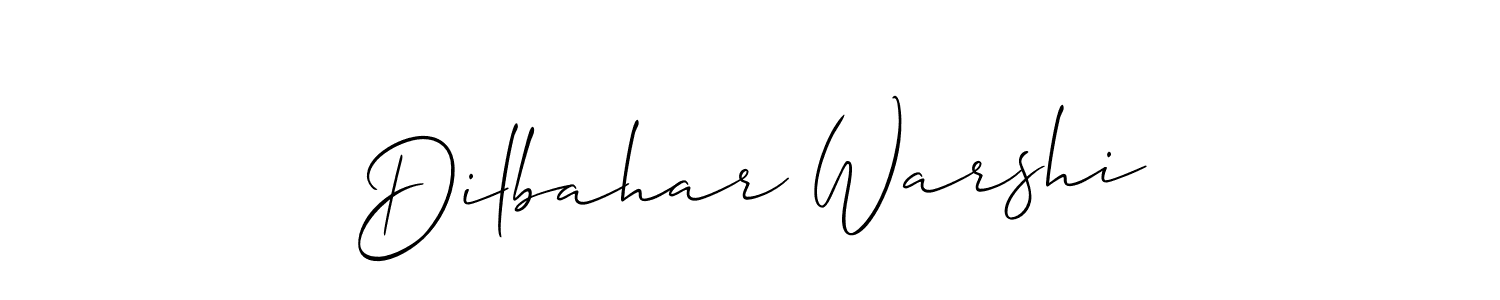 Once you've used our free online signature maker to create your best signature Allison_Script style, it's time to enjoy all of the benefits that Dilbahar Warshi name signing documents. Dilbahar Warshi signature style 2 images and pictures png