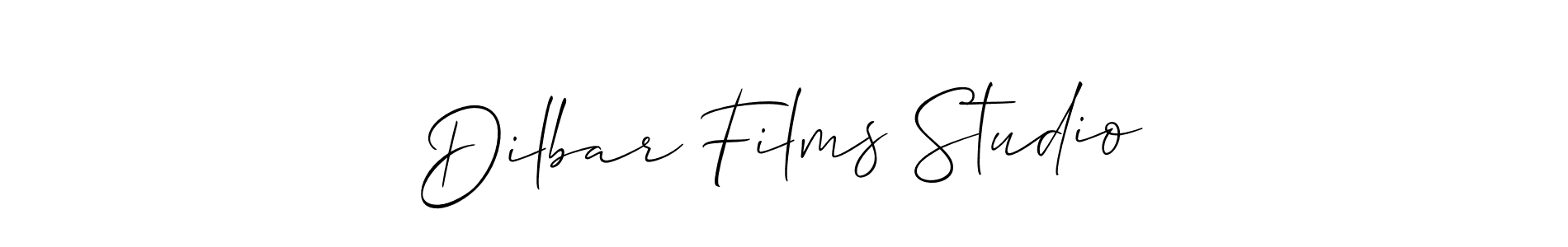 Similarly Allison_Script is the best handwritten signature design. Signature creator online .You can use it as an online autograph creator for name Dilbar Films Studio. Dilbar Films Studio signature style 2 images and pictures png