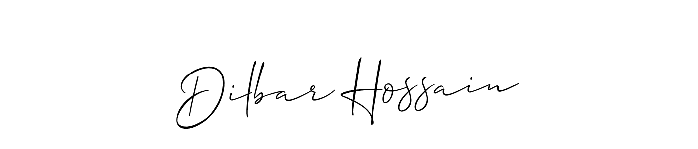 How to Draw Dilbar Hossain signature style? Allison_Script is a latest design signature styles for name Dilbar Hossain. Dilbar Hossain signature style 2 images and pictures png