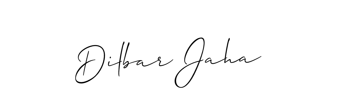 if you are searching for the best signature style for your name Dilbar Jaha. so please give up your signature search. here we have designed multiple signature styles  using Allison_Script. Dilbar Jaha signature style 2 images and pictures png