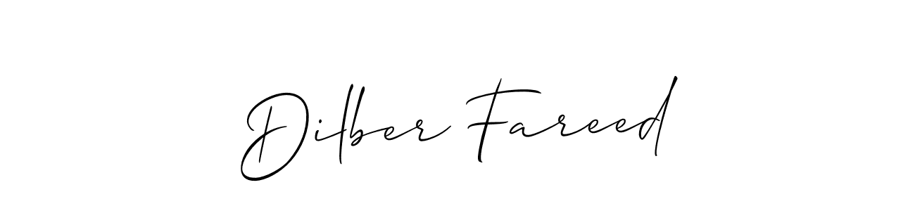 How to Draw Dilber Fareed signature style? Allison_Script is a latest design signature styles for name Dilber Fareed. Dilber Fareed signature style 2 images and pictures png