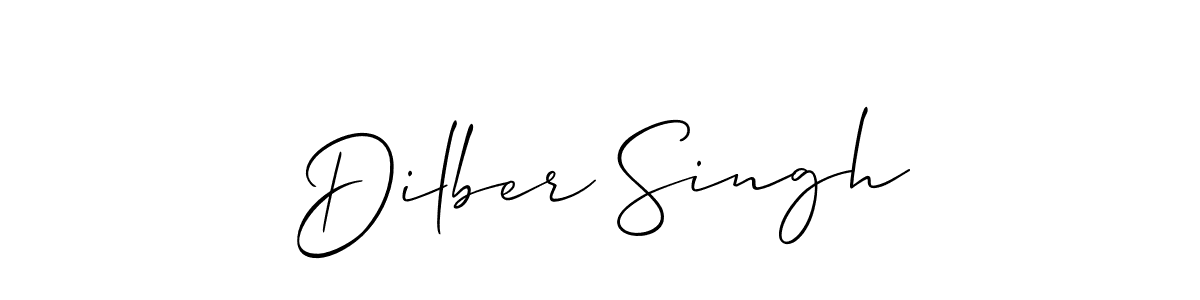 How to Draw Dilber Singh signature style? Allison_Script is a latest design signature styles for name Dilber Singh. Dilber Singh signature style 2 images and pictures png