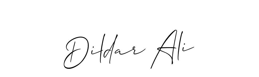 Make a short Dildar Ali signature style. Manage your documents anywhere anytime using Allison_Script. Create and add eSignatures, submit forms, share and send files easily. Dildar Ali signature style 2 images and pictures png