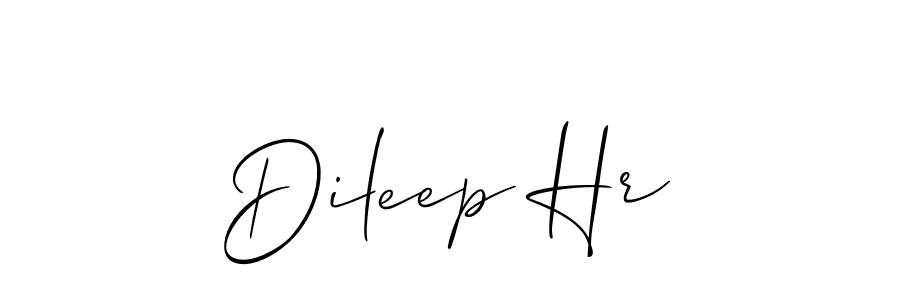 Make a short Dileep Hr signature style. Manage your documents anywhere anytime using Allison_Script. Create and add eSignatures, submit forms, share and send files easily. Dileep Hr signature style 2 images and pictures png