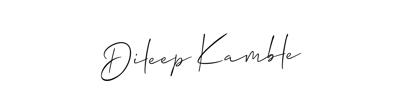 It looks lik you need a new signature style for name Dileep Kamble. Design unique handwritten (Allison_Script) signature with our free signature maker in just a few clicks. Dileep Kamble signature style 2 images and pictures png