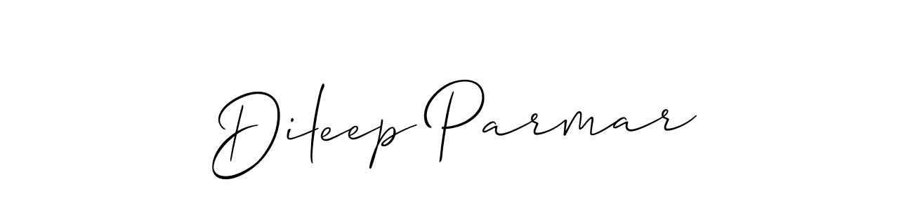 Make a beautiful signature design for name Dileep Parmar. Use this online signature maker to create a handwritten signature for free. Dileep Parmar signature style 2 images and pictures png