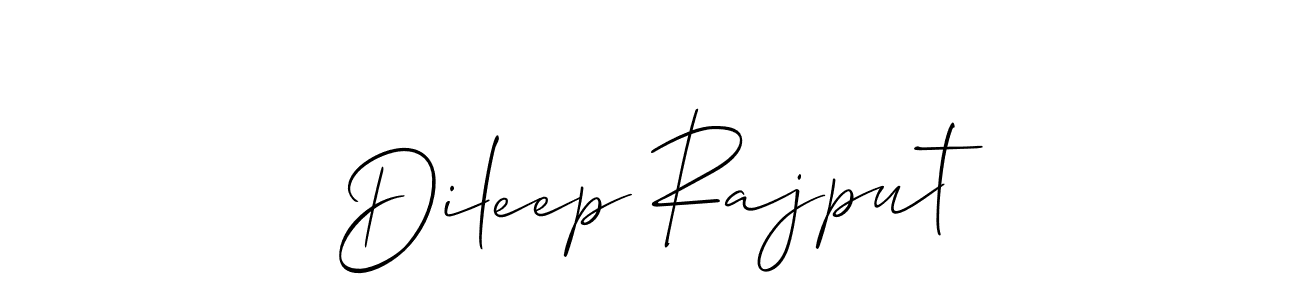 The best way (Allison_Script) to make a short signature is to pick only two or three words in your name. The name Dileep Rajput include a total of six letters. For converting this name. Dileep Rajput signature style 2 images and pictures png