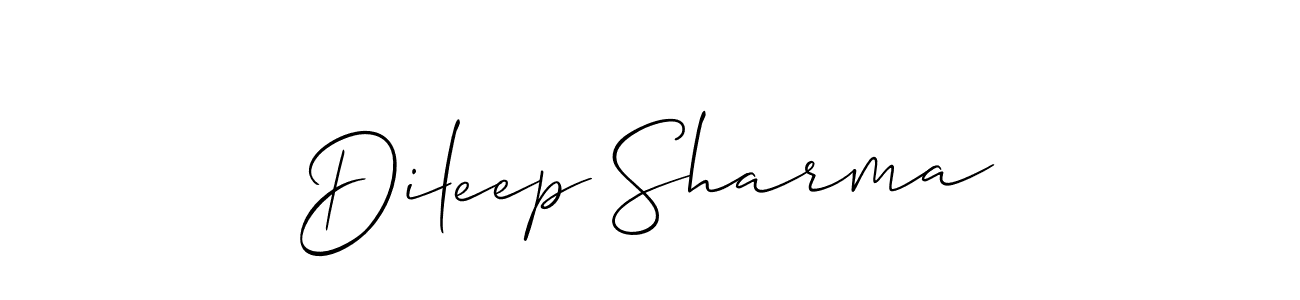 Make a beautiful signature design for name Dileep Sharma. Use this online signature maker to create a handwritten signature for free. Dileep Sharma signature style 2 images and pictures png