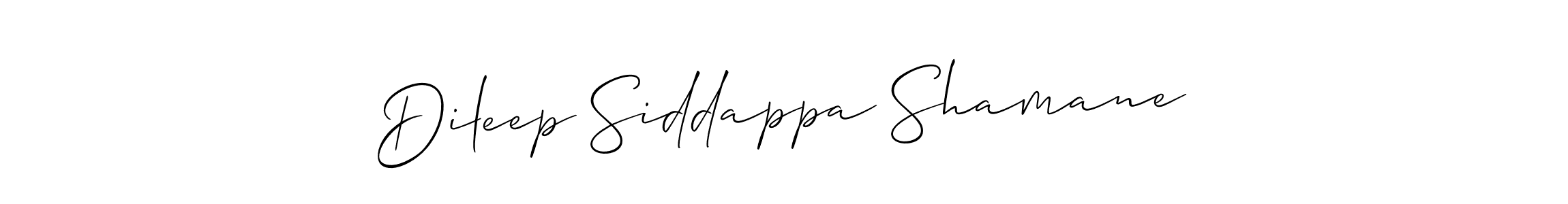 Also we have Dileep Siddappa Shamane name is the best signature style. Create professional handwritten signature collection using Allison_Script autograph style. Dileep Siddappa Shamane signature style 2 images and pictures png