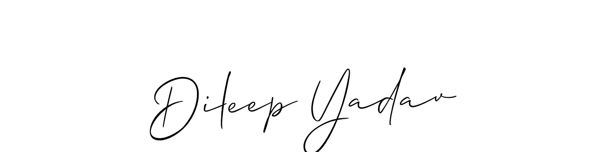 This is the best signature style for the Dileep Yadav name. Also you like these signature font (Allison_Script). Mix name signature. Dileep Yadav signature style 2 images and pictures png